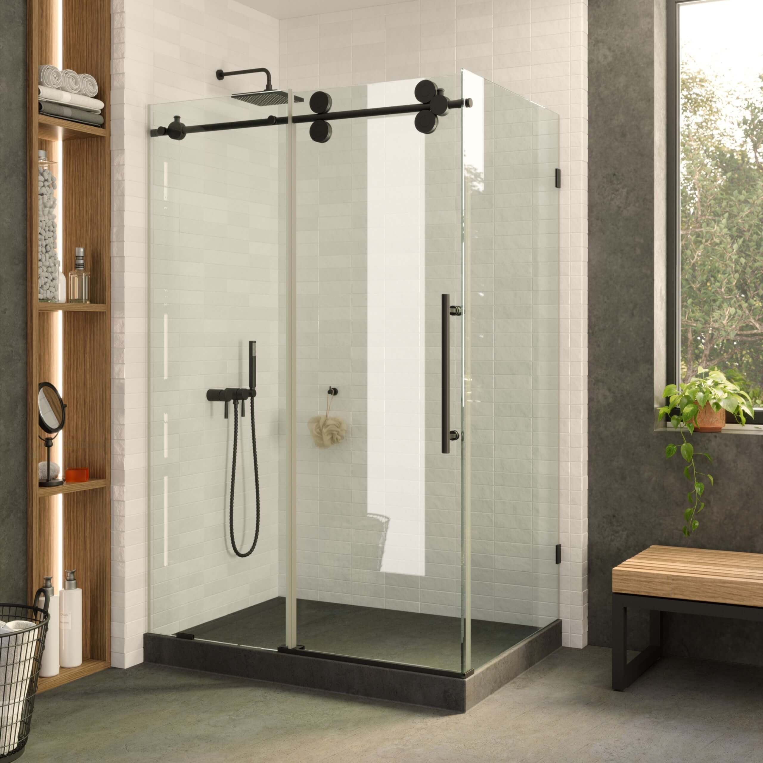 Shower Enclosure Sliding Frameless