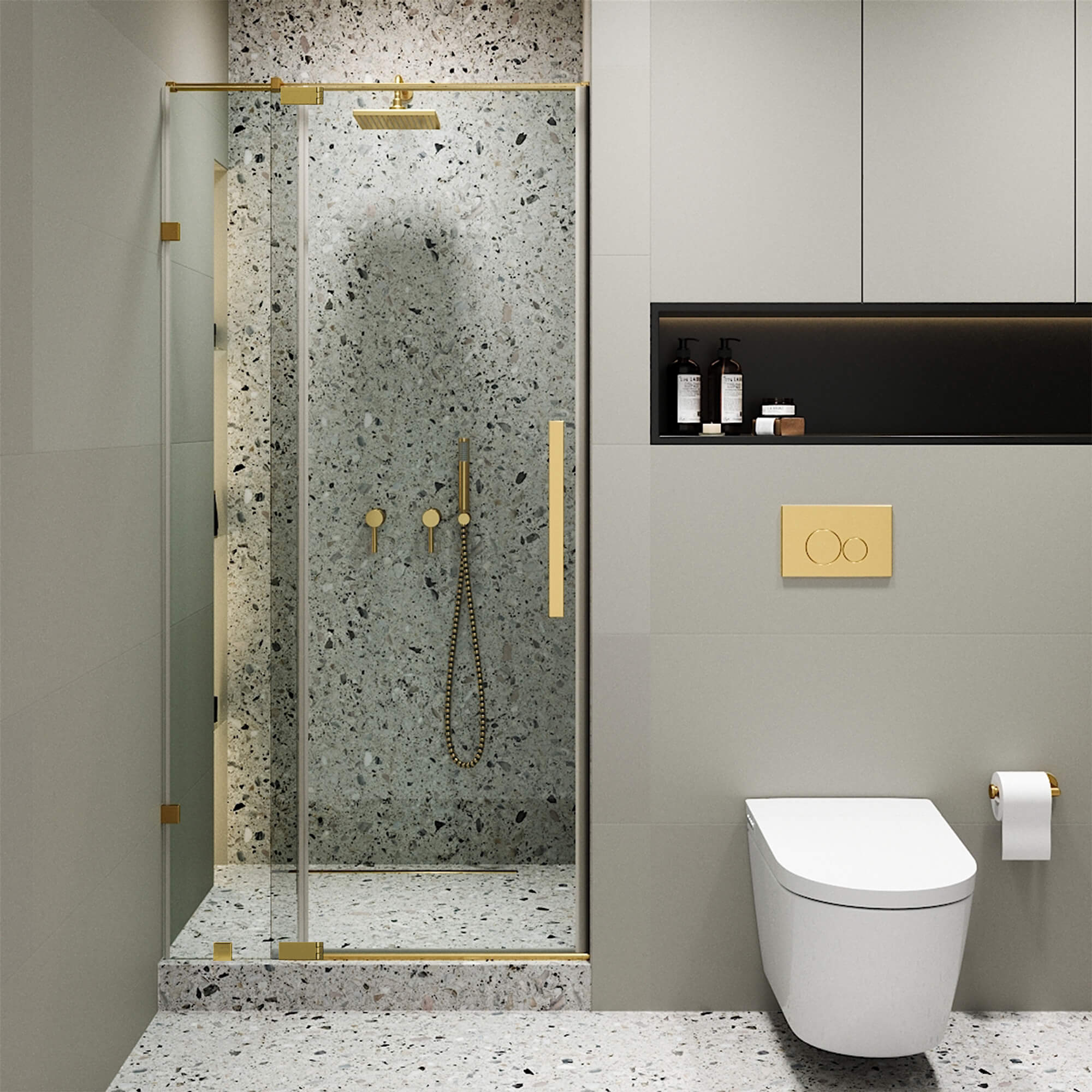 Shower Door Hinged Frameless